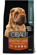 CIBAU XIRA TROFI SKuLOu SENSITIVE MED. & MAXI LAMB 2,5kg